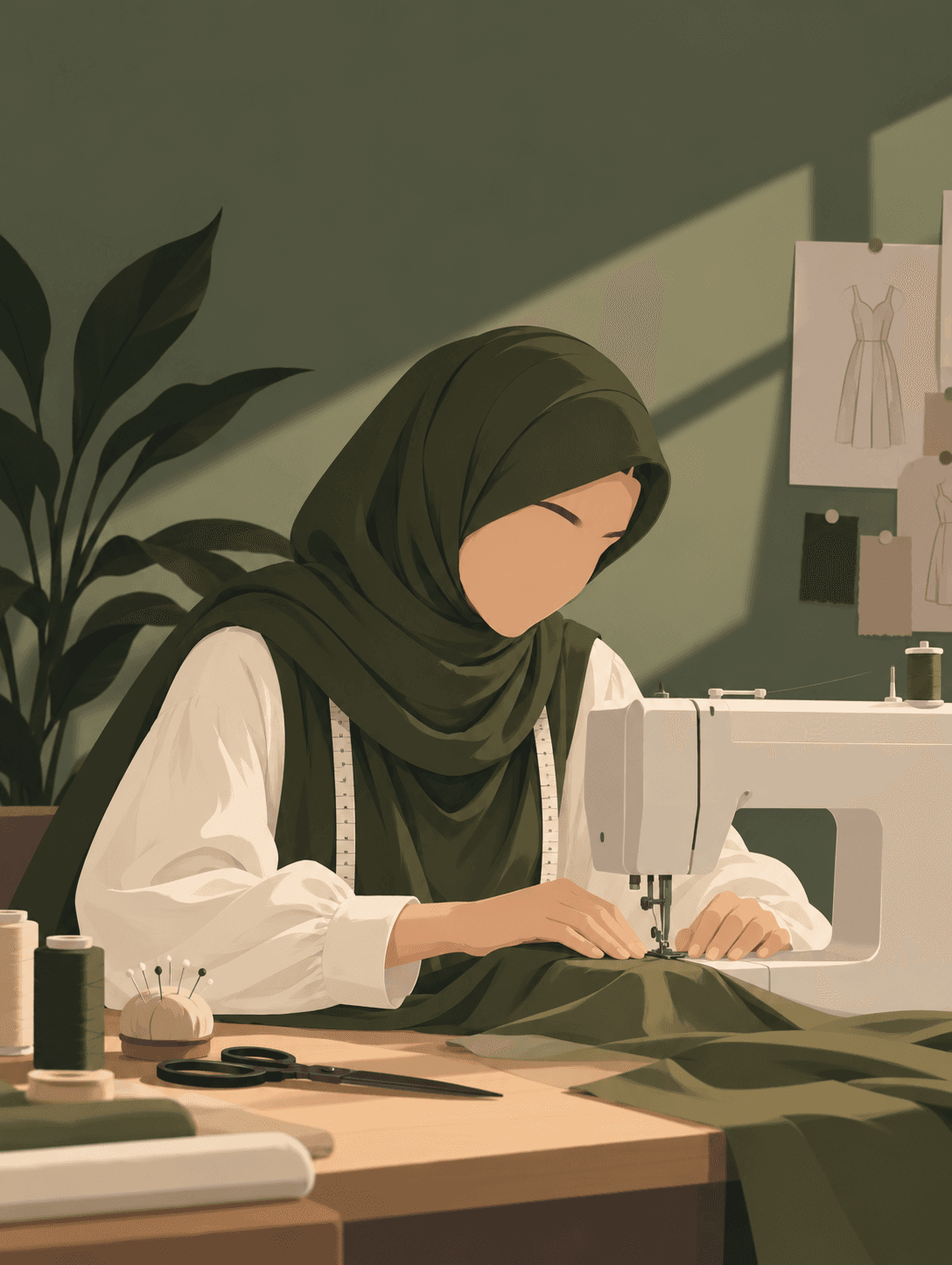 Illustration of Halima